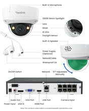 Load image into Gallery viewer, REOLINK 8CH 12MP PoE Security Camera System with 4TB HDD RLK8-1200V4
