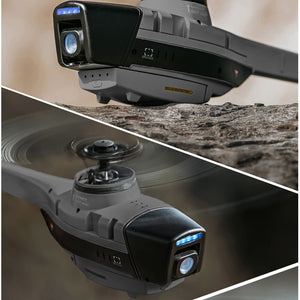 RC Helicopter Model with 1080P Camera, 2.4G RC 4CH Scout Drone Single-Rotor Brushless Remote Control Military Aircraft