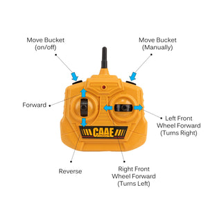 RC Bulldozer 13.5" Full Function 1:24 Scale 2.4Ghz Construction Vehicle Toy Front Loader Tractor Truck Electric Remote Control