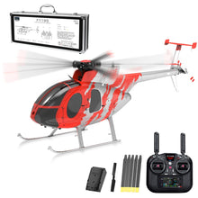 Load image into Gallery viewer, rcxperts YU Xiang F119S MD500 Remote Control Helicopter, 1/16 2.4G 9CH 250-Class 6-Axis Gyro Military RC Helicopter

