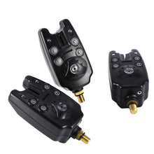 Load image into Gallery viewer, RiToEasysports Wireless Fishing Bite Alarm Set 3-Pack with LED
