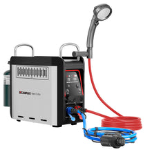 Load image into Gallery viewer, CAMPLUX Nano 3 Ultra, Constant Temperature Portable Propane Water Heater, Rechargeable Water Heater &amp; Shower Pump, CSA Certified Safety, Propane Camping Shower, for RVs, Hiking, Fishing &amp; Glamping

