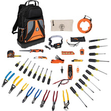Load image into Gallery viewer, Klein Tools 80141 Hand Tools Kit includes Pliers, Screwdrivers, Nut Drivers, Backpack, and More Jobsite Tools, 41-Piece
