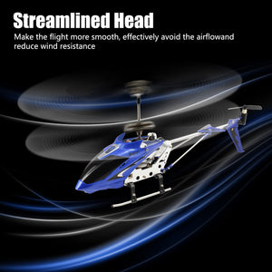 S107/S107G Phantom 3CH 3.5 Channel Mini RC Helicopter with Gyro Blue