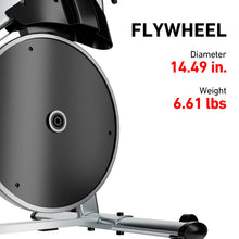 Load image into Gallery viewer, DeerRun Exercise Bike, Indoor Cycling Bike with Adjustable Magnetic Resistance-Silver
