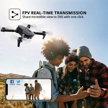 Load image into Gallery viewer, 4DRC V4 Foldable Mini Drone with Camera - 1080P HD Drone with Stable Hover, Gravity Control, Auto-Follow, Trajectory Flight,One Key Take Off, 2 Batteries

