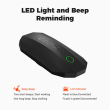 Load image into Gallery viewer, COOSPO Bluetooth Heart Rate Monitor Chest Strap H808S, ANT+ BLE HR Monitor Chest, HRM IP67 Waterproof -Black
