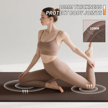 Load image into Gallery viewer, Yoga Mat | 2/5" (10MM) Extra Thick | SGS Certified Non-Slip TPE | 75x26" Extra Long-Wide | Portable
