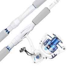 Load image into Gallery viewer, KastKing Centron Lite Fishing Rod and Reel Combo, Spinning-7ft 6in, Medium Heavy, 4000 Reel, White
