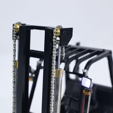 Load image into Gallery viewer, 1/14 RC Hydraulic Forklift Model Metal RC Wheeled Transfer Construction Vehicles Model Sound Light I6S Radio Controller
