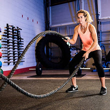 Load image into Gallery viewer, Body-Solid Fitness Training Battle Rope - Heavy Weighted Training Ropes for Home Gym, Ideal for Working Out and Strength Training - Exercise Rope for Adults
