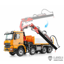 Load image into Gallery viewer, 1/14 8X8 3348 RC Hydraulic Dump Truck 3-Ways Remote Control Crane Tipper 2Speed Gearbox Light Sound System
