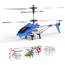 Load image into Gallery viewer, Remote Control Helicopter, SYMA S107H Mini RC Helicopter with Gyro, Altitude Hold, One Key Take Off/Landing for Adults Kids(Blue)
