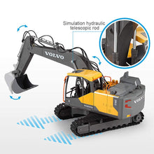 Load image into Gallery viewer, Remote Control Excavator 1/16 Scale 3 in 1 RC Excavator Shovel Loader Digger Toy with 2 Tools,17 Channel Full Functional

