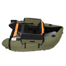 Load image into Gallery viewer, Rosyouth Inflatable Kayak Set, 1-Person Portable Outdoor Fishing Boat with Adjustable Shoulder Straps, Inflatable Fishing Boat for Lakes and Rivers, 286.6 lbs Weight Capacity, Green
