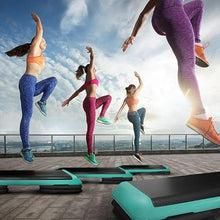 Load image into Gallery viewer, Yes4All Adjustable Workout Aerobic Exercise Step Platform with 4 Adjustable Risers Included and Extra Risers Options - Green Black
