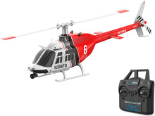 Load image into Gallery viewer, C138 RC Helicopter 2.4G 6CH 6-Axis Gyro Altitude Hold 1/33 Remote Control Plane Ready to Fly RTF(RED-White)
