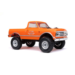 RC Truck 1/24 SCX24 1967 Chevrolet C10 4WD Truck RTR (Comes with Everything Needed to Run), Orange, AXI00001V2T3