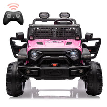 Load image into Gallery viewer, 12V Kids Ride-On 2 Seaters Electric Car with Remote Control Battery-Powered Electric Vehicle 2x120W Motors
