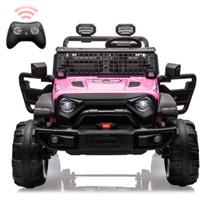 12V Kids Ride-On 2 Seaters Electric Car with Remote Control Battery-Powered Electric Vehicle 2x120W Motors