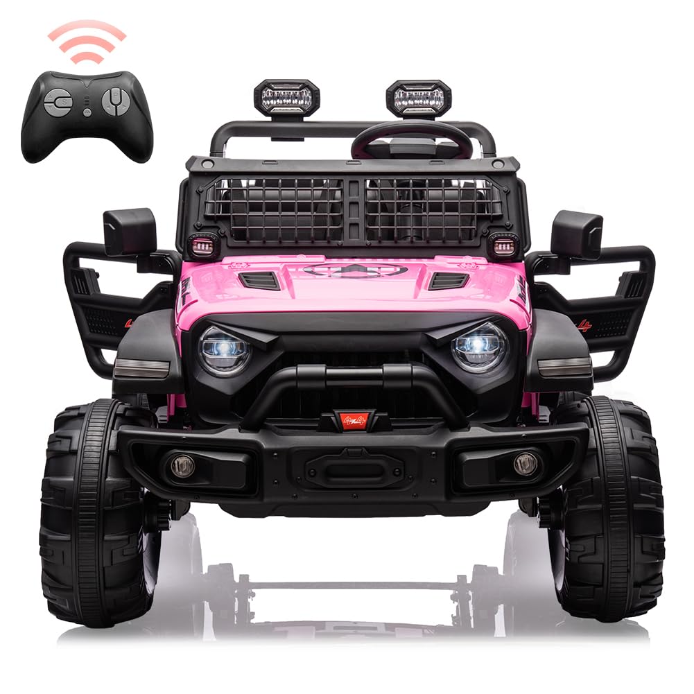 12V Kids Ride-On 2 Seaters Electric Car with Remote Control Battery-Powered Electric Vehicle 2x120W Motors