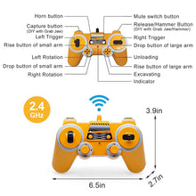Load image into Gallery viewer, Remote Control Excavator 1/16 Scale 3 in 1 RC Excavator Shovel Loader Digger Toy with 2 Tools,17 Channel Full Functional
