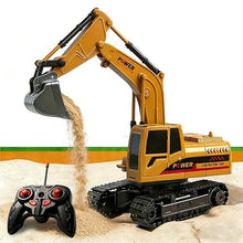 Load image into Gallery viewer, UMURSIM RC Hydraulic Excavator Toy, 6-Channel Remote Control Excavator with Metal Shovel &amp; Lights

