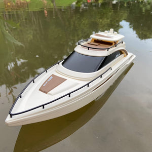 Remote Control Boat 4CH Electric Watercraft RC Sail Cruise Ship 15km/h for Lake Pool Boy Kids 8y+