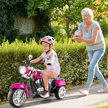 Load image into Gallery viewer, Costzon Kids Motorcycle, 6V Battery Powered Ride on Chopper Motorcycle w/Horn, Headlight
