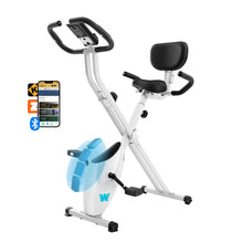 Load image into Gallery viewer, BARWING Exercise Bike Stationary Bikes for Home with APP，3 in 1 Folding Exercise Bikes App-X4-White
