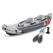 Load image into Gallery viewer, INTEX Dakota K2 Inflatable Kayak 2-Person Portable Set with Paddles &amp; Pump
