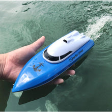 Load image into Gallery viewer, RC Boat, Remote Control Boats for Lake/Pool/Pond, 2.4 GHz High Speed Outdoor Adventure Electric Mini RC Racing Boats, Boys &amp; Girls-Blue
