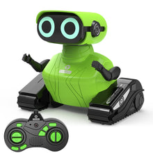 Load image into Gallery viewer, Robot Toys, Remote Control Robot Toy, RC Robots for Kids with LED Eyes, Flexible Head &amp; Arms, Dance Moves and Music (Green)
