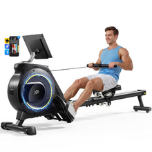Load image into Gallery viewer, Rowing Machine for Home, 350 LB Capacity, 16-Level Silent Resistance, Magnetic Rowing Machines for Home Foldable, Full-Body Workout Compact Rowing Machine for Cardio &amp; Strength with APP Support
