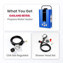 Load image into Gallery viewer, GASLAND BE158L Tankless Water Heater Propane | CSA Certified | 6L 1.58 GPM
