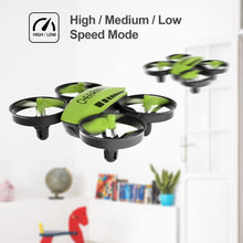 Load image into Gallery viewer, Mini Drone for Kids WiFi FPV Drone with Camera, RC Drone Gift Toy for Boys and Girls with Auto Hovering, Voice Control
