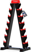 Load image into Gallery viewer, HARISON 6-Tier Dumbbell Rack Stand Only, A-Frame Design Weight Rack for Dumbbells
