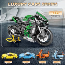 Load image into Gallery viewer, RC Motorcycle Display for Home or Office Decor, Collectible Gifts for Boys 14+ (2088 PCS)
