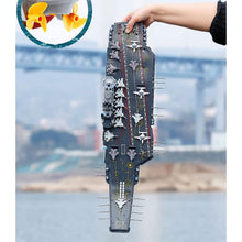 Load image into Gallery viewer, RC Boat, 2.4Ghz RC Water Aircraft Carrier, 30KM/H High-Speed RC Aircraft Carrier, RC Battleship Suitable for Swimming Pools and Lakes
