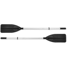 Load image into Gallery viewer, Intex Excursion 4-Person Inflatable Fishing Boat River Raft Set with Oars
