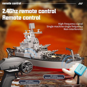 Remote Control Ship RC Warship Aircraft Carrier Battleship Destroyer ship add Watch Controller w/ 2-Battery 2-Controllers