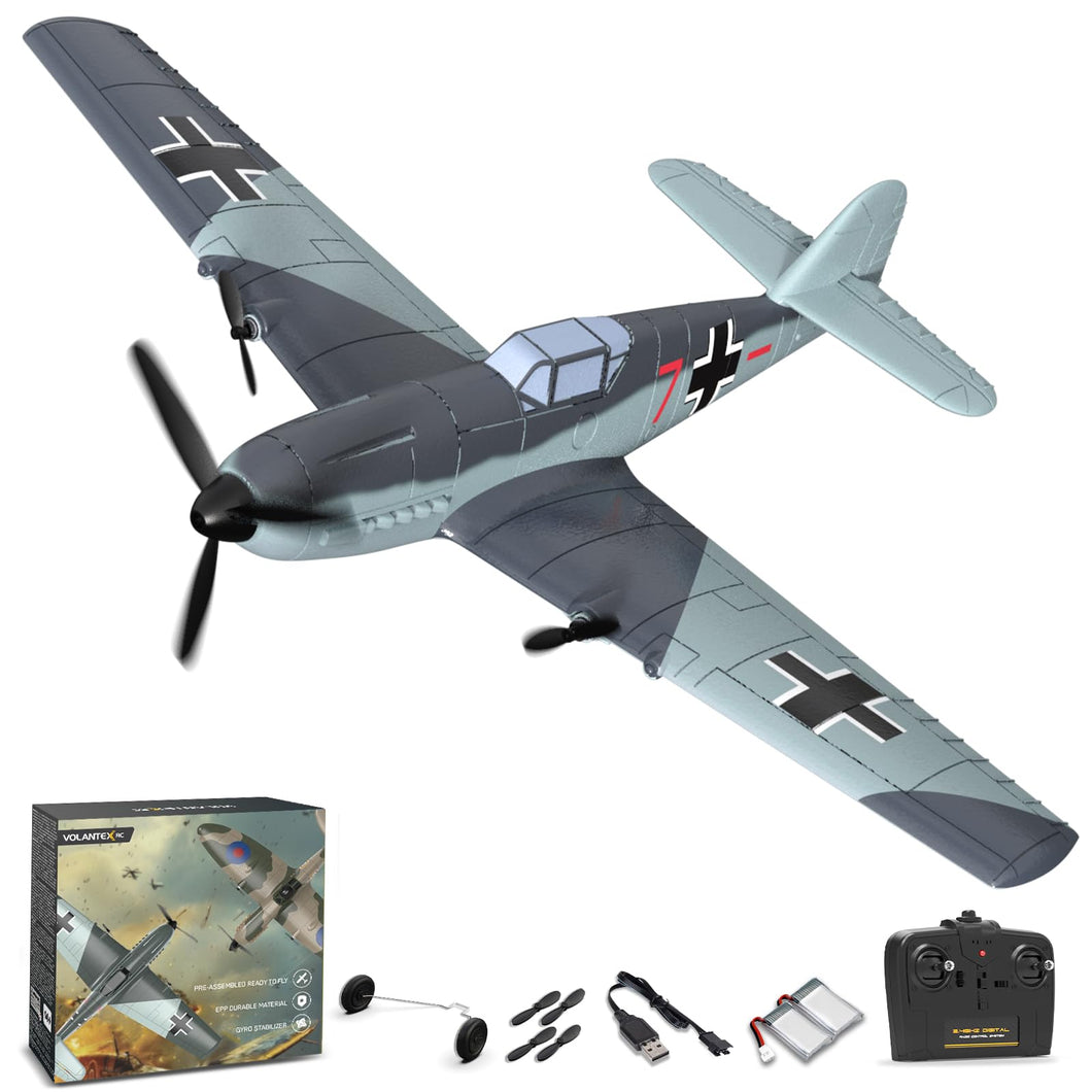 RC Plane 3 Channel Remote Control Airplane Fighter Toys, 2.4GHz 6-axis Gyro Stabilizer RTF Glider Aircraft Plane, Easy to Fly