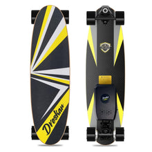Load image into Gallery viewer, Electric Skateboards, Longboard Cruiser with Remote Control, 700W Dual Motor, Top Speed18 MPH12Miles Range 4 Speeds Adjustment, Electric Skateboards
