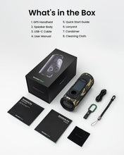 Load image into Gallery viewer, MiLESEEY GeneSonic Pro Golf GPS Speaker with 43K+ Courses, Squad Camo
