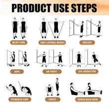Load image into Gallery viewer, WHATAFIT Resistance Bands, Exercise Bands，Resistance Bands for Working Out, Work Out Bands with Handles for Men and Women Fitness, Strength Training Home Gym Equipment Gradient Coffee
