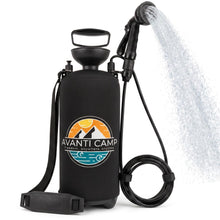 Load image into Gallery viewer, AVANTI CAMP Portable Camping Shower Padded Strap Neoprene Sleeve 2.1 Gal 8L
