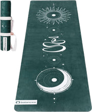 Load image into Gallery viewer, Yoga Mat With Strap 5mm Non Slip Suede &amp; TPE - Eco-Friendly Fitness &amp; Exercise Mat for Home Gym

