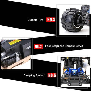 1/5 Gasoline Powered RC Truck for Adult 2.4G 32CXP Gasoline Engine Rock Crawler Remote Control Car