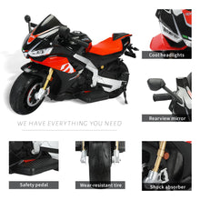 Load image into Gallery viewer, 24V Electric Dirt Bike Speed up to 16MPH, Kids Motorcycle Long Battery Life,Aprilia Licensed Ride On Motorcycle Kids 3-12 Years
