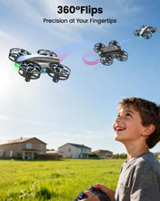 Load image into Gallery viewer, SIMREX Mini Drone for Kids &amp; Beginners, RC Quadcopter with Altitude Hold, 3 Speed Modes
